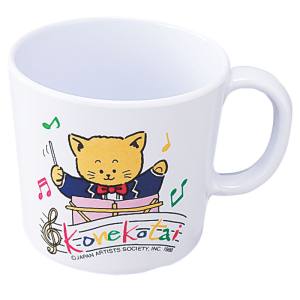 エンテック ENTEC エンテック お子様コップ L-115P 片手コップ 大 こねこたい ピンク