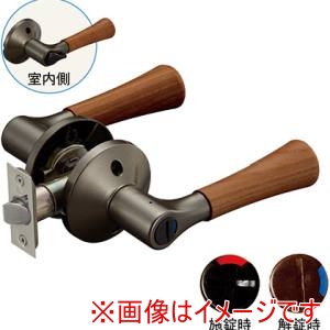 マツ六 マツ六 7010044 リフォーム用レバーハンドル錠 表示錠 トイレ用