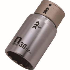 イチネンMTM ミツトモ 19818 QCソケット シングル30mm 12角 IM4W30-12K イチネンMTM