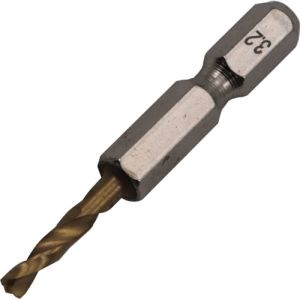イチネンMTM ミツトモ 26844 六角軸 ショートドリル 2本組 3.2mm イチネンMTM
