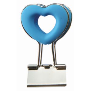 ベロス VELOS ベロス DCH-2BL ハートクリップ ブルー