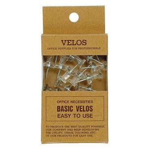 ベロス ベロス ダルマ画鋲 透明 DF-108C