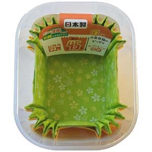 ヒロカ産業 ヒロカ産業 抗菌 小花 おかずカップ さらに深形 長四角 24枚入