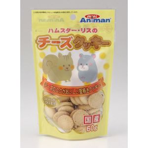 ドギーマンハヤシ DoggyMan ドギーマン ハムスター リスのチーズクッキー 60g 小動物 スナック