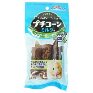 ドギーマンハヤシ DoggyMan ドギーマン ハムスター リスのプチコーン ミルク味 60g