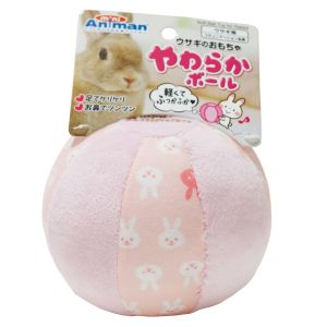 ドギーマンハヤシ DoggyMan ドギーマン ウサギのおもちゃ やわらかボール うさぎ 小動物 おもちゃ