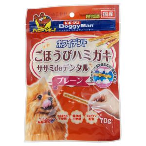 ドギーマンハヤシ DoggyMan ドギーマン ホワイデント ササミdeデンタル プレーン 70g