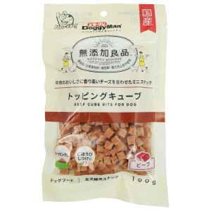ドギーマンハヤシ DoggyMan ドギーマン 無添加良品 トッピングキューブ ビーフ 100g