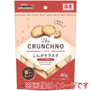 ドギーマンハヤシ DoggyMan ドギーマン The CRUNCHNO こんがりラスク ビーフ味 40g DoggyMan