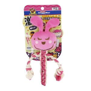 ドギーマンハヤシ DoggyMan ドギーマン 激遊びハミガキコットン うさっち SS