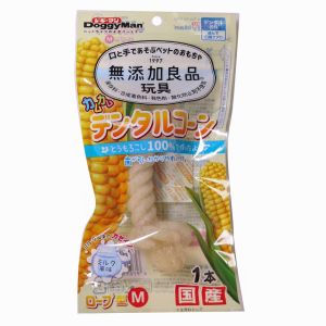ドギーマンハヤシ DoggyMan ドギーマン 無添加良品 カムカムデンタルコーン ロープ型 M ミルク 1本 DoggyMan