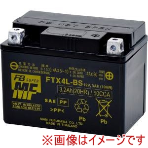 古河電池 古河電池 FTX4L-BS バイク用バッテリー (液入り順電済み) メーカー直送 代引不可 北海道沖縄離島不可