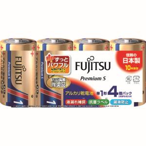 富士通 富士通 LR20PS 4S アルカリ乾電池単1 PremiumS 4本入