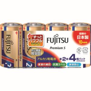 富士通 富士通 LR14PS 4S アルカリ乾電池単2 PremiumS 4本入