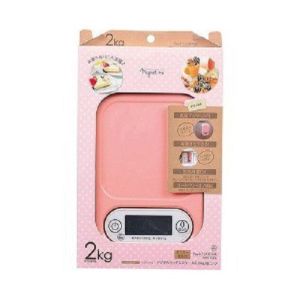 パール金属 マグネットミー デジタルキッチンスケール2.0kg用ピンク D-0009