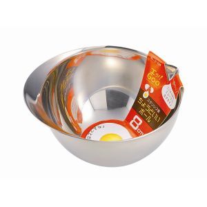 パール金属 パール金属 エッ! グー ステンレス製ちょうどいい ボール 8cm D0348