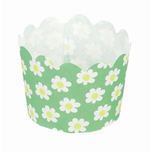 パール金属 パール金属 ベイクイージー 紙製マフィンカップ 60mm プチフラワー 12枚入 D-2673