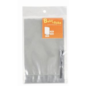 パール金属 パール金属 ベイクベイク マチ付お菓子袋 L クリア 10枚入 D-6433