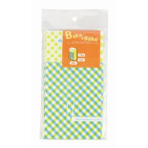 パール金属 パール金属 ベイクベイク 角底袋チェック 4枚入 D-6440