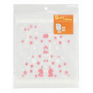 パール金属 パール金属 ベイクベイク 手さげ袋 S ピンクラビット 5枚入 底マチ D-6449