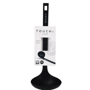 パール金属 パール金属 TOUCHst 先が付かないシリコーンお玉 大 BLACK G-5104