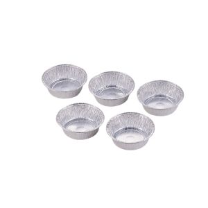 キャプテンスタッグ CAPTAIN STAG キャプテンスタッグ アルミ バーベキューたれ皿 12.5cm 5枚組 M-6649