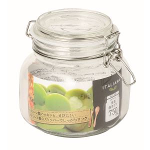 パール金属 イタリアーナ 角型保存ビン 750ml L1010