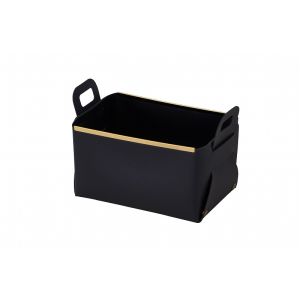 パール金属 パール金属 フェイクレザー CUBEケース S BLACK N-7135