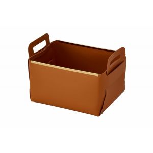 パール金属 パール金属 フェイクレザー CUBEケース M CAMEL N-7136