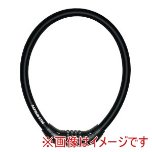 キャプテンスタッグ CAPTAIN STAG キャプテンスタッグ 極太 4ダイヤル ワイヤーロック 60 直径18mm-73cm ブラック Y-4298