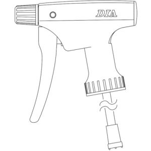 フルプラ フルプラ 277-G 部品 ピストル本体セット緑」 #500用