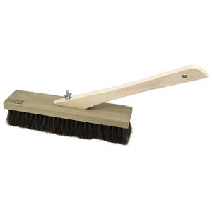 緑長 緑長 左官ブラシ ゴマ本馬毛 1丁半6行 柄付き