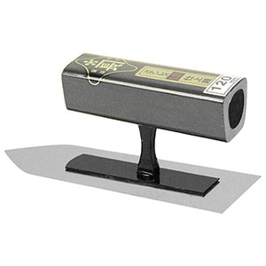 金長 金長 仕上鏝 ステン 0.3 黒塗角柄 120mm