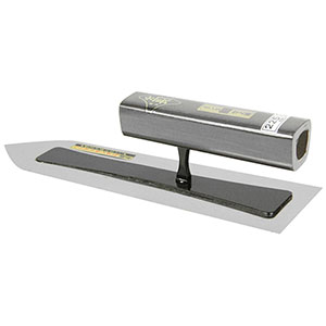 金長 金長 仕上鏝 ステン 0.3 黒塗角柄 225mm