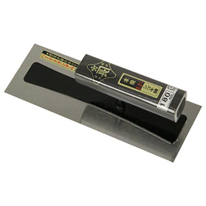 金長 金長 シゴキ鏝 本焼 0.3 黒塗角柄 180mm
