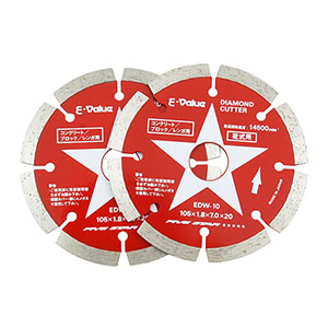 E-Value E-Value 100mmX6M オフセット砥石 5枚組