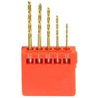 E-Value E-Value ETDT-5HEXmini チタン鉄工ドリルセット