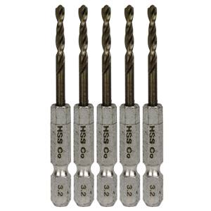 SK11 SK11 六角軸Coステンドリル 微短 3.2mm 5pcs