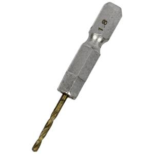 SK11 SK11 六角軸Tin鉄ドリル 極短 1.8MM