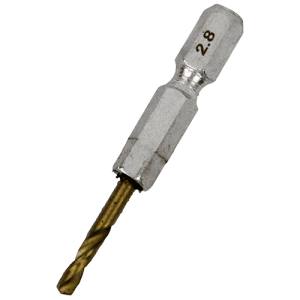 SK11 SK11 六角軸Tin鉄ドリル 極短 2.8MM