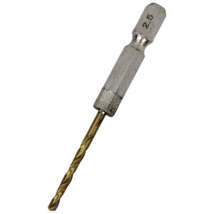 SK11 SK11 六角軸Tin鉄ドリル 微短 2.5mm