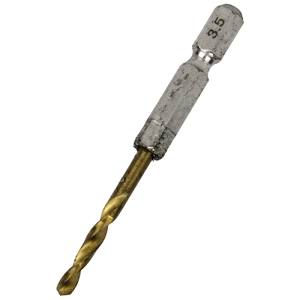SK11 SK11 六角軸Tin鉄ドリル 微短 3.5mm