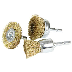 E-Value E-Value 六角軸ワイヤーブラシセット 3PCS