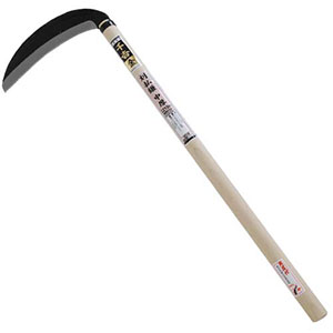藤原産業 千吉 金 刈払鎌 中厚 角度付 210MM