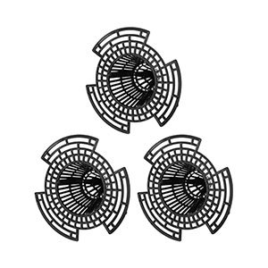 セフティー3 セフティー3 チュウ 山型鉢底網