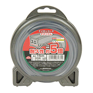 セフティー3 セフティー3 3.0mmX15M チタニウムナイロンコード□型