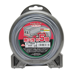 セフティー3 セフティー3 2.6mm x 15M チタニウムナイロンコード 四角型