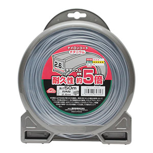 セフティー3 セフティー3 2.6mm × 50M チタニウムナイロンコード□型