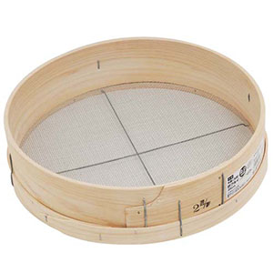 千吉 千吉 2.0MM 木製砂フルイ 丸型 35cm