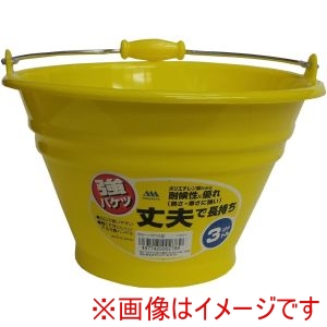 ヒマラヤ化学工業所 ヒマラヤ化学工業所 6011 カラーバケツ3型イエロー